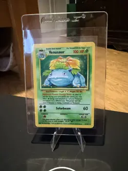 NM Pokemon Venusaur Base Set Holo Rare Card 15/102. Pack Fresh - Image 4