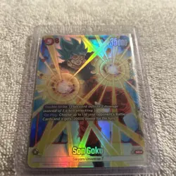 Dragon Ball Fusion World Card FS01-08 Son Goku SR Parallel - Image 3