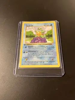 Pokemon Card - 1st Edition Squirtle - Base Set (Shadowless) 63/102 - Image 4