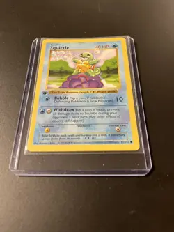 Pokemon Card - 1st Edition Squirtle - Base Set (Shadowless) 63/102 - Image 5