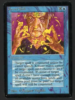 ***Beta Power Sink*** MTG Beta Magic Kid Icarus - Image 1