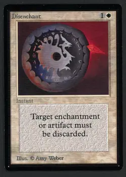 ***Beta Disenchant*** MTG Beta Magic Kid Icarus - Image 1