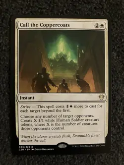 Magic the Gathering MTG - Call the Coppercoats - Commander 2020 - Image 1