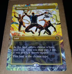 Multiversal Passage Borderless Marvel's Spider-Man Regular MTG 206 Magic NM - Image 1