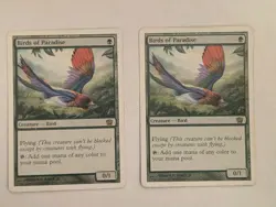 Birds of Paradise MTG 8th Edition 8ED #233 Rare Magic the Gathering - LP - Image 1
