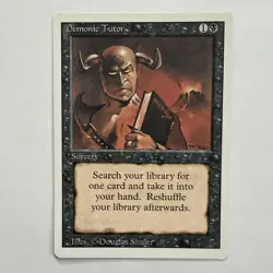 Demonic Tutor - Revised Edition (1994) - LP - MTG Black Sorcery - Vintage - Image 1