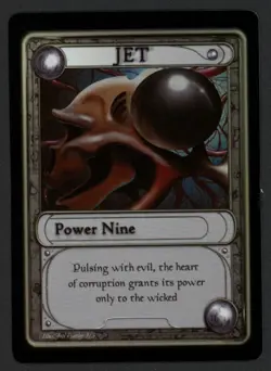 ***FOIL Mox Jet GamingEtc Promo (Ring Ding & Bend)*** MTG Promo Kid Icarus - Image 1