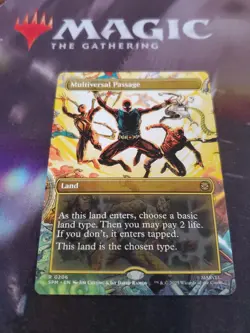 Mtg. Multiversal Passage. Borderless. Marvel's Spider-Man. Pack Fresh - Image 1