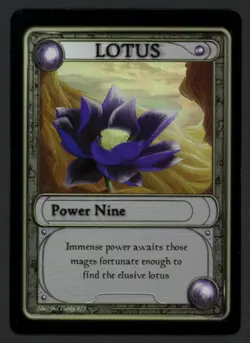 ***FOIL Black Lotus GamingEtc Promo (Indent & Bend)*** MTG Promo Kid Icarus - Image 1