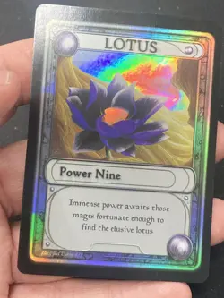 ***FOIL Black Lotus GamingEtc Promo (Indent & Bend)*** MTG Promo Kid Icarus - Image 3