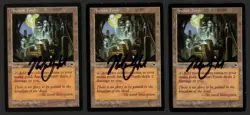 ***3x Ancient Tomb Signed Richard Garfield*** MTG Tempest Kid Icarus - Image 1