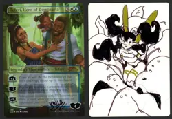 ***FOIL Teferi, Hero of Dominaria Secret Lair Altered Signed Artist Proof* KNIIO - Image 1