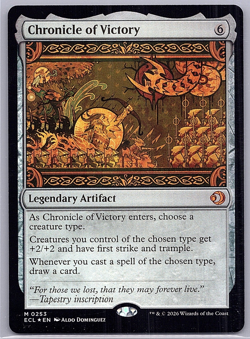 Chronicle of Victory M MTG Lorwyn Eclipsed 253 NM Foil - Image 1