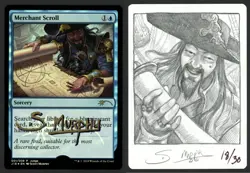 ***FOIL Merchant Scroll Altered Signed Artist Proof*** MTG Promo Scott Murphy - Image 1
