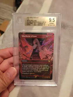 Final Fantasy Mtg Nibelheim Aflame Borderless Foil BGS 9.5 - Image 1