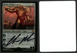 ***FOIL Karn, Living Legacy Signed Artist Proof* MTG Dominaria United Chris Rahn - Image 1