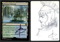 ***FOIL Botanical Sanctum Altered Signed Artist Proof*** Kaladesh Christine Choi - Image 1