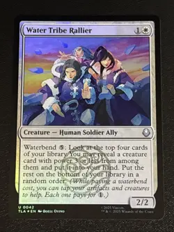 MTG Avatar: The Last Airbender Water Tribe Rallier Foil 0042 NM - Image 1