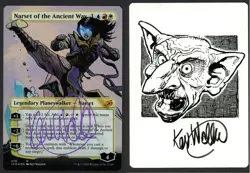 ***FOIL Borderless Narset of the Ancient Way Altered Signed Artist Proof Ikoria - Image 1