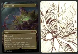 ***FOIL Borderless Lotus Field Altered Signed Artist Proof* MTG Secret Lair Ziuk - Image 1