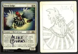 ***Flavor Judge Altered Signed Artist Proof*** MTG Unsanctioned Mike Burns - Image 1