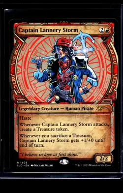 2023 MTG Magic The Gathering SLD Secret Lair Drop #1409 Captain Lannery Storm - Image 1