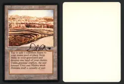 ***Strip Mine Uneven Horizon Signed Artist Proof*** MTG Antiquities Daniel Gelon - Image 1