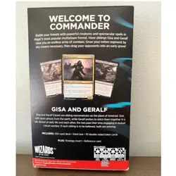 MTG Starter Commander Deck Grave Danger Gisa & Geralf Zombie Tribal SEALED - Image 2