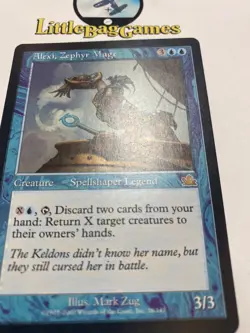 Alexi, Zephyr Mage X2 - Prophecy - played - see pics bunch of marks - Image 3