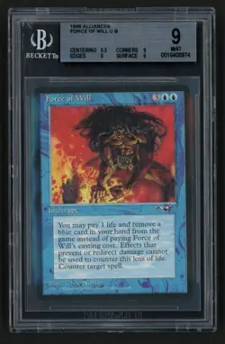 ***BGS 9 Quad+ Force of Will*** MTG Alliances Kid Icarus - Image 1