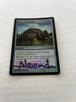 MTG Door Of Destinies Pre Release Promo ERROR /MISPRINT NO Date Stamp Signed - Image 1