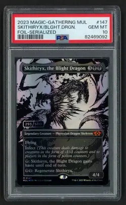***PSA 10 FOIL Skithiryx, the Blight Dragon Showcase Serialized 293*** MTG MUL - Image 1