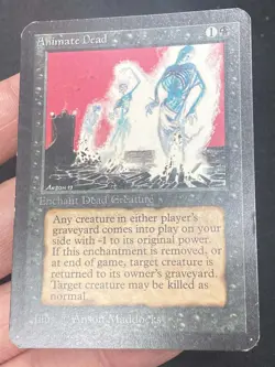 ***Alpha Animate Dead (Edge Indent)*** MTG Alpha Kid Icarus - Image 3