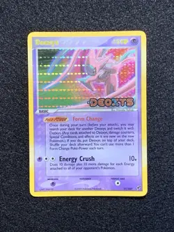 Pokemon EX Deoxys - Attack Forme Deoxys 17/107 Reverse Holo Stamped - Near Mint! - Image 4