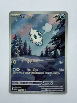 Pokemon TCG Vanillite White Flare Illustration Rare 111/086 - pack fresh - Image 1