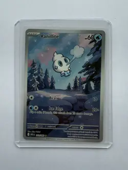 Pokemon TCG Vanillite White Flare Illustration Rare 111/086 - pack fresh - Image 2