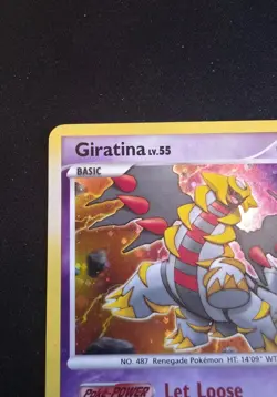 Giratina Lv.55 9/127 Holo Rare LP Light Play Vintage Pokemon Platinum 2009 - Image 2
