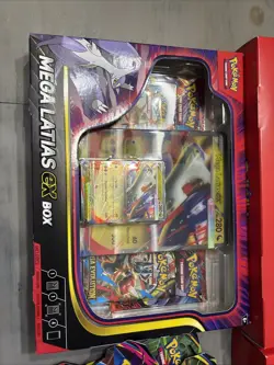 Pokemon TCG Huge Lot- Sams Club Tin 4pack, Target Mega Latias Ex Box + More - Image 4