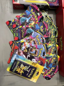 Pokemon TCG Huge Lot- Sams Club Tin 4pack, Target Mega Latias Ex Box + More - Image 5