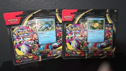 Pokemon TCG Mega Evolution 3-Pack Blister Set of 2 Psyduck and Golduck Sealed - Image 1