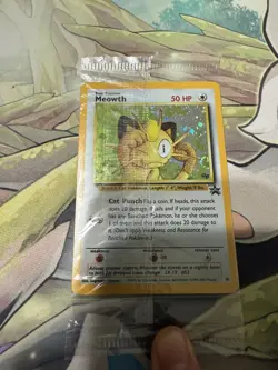 *ACTUALLY SEALED* Meowth #10 Black Star Promo GB Gameboy Holo Pokemon 2000 WOTC - Image 1