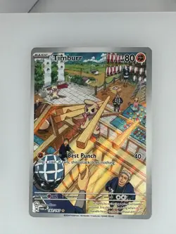 2024 Pokemon Twilight Masquerade Timburr 183/167 NM - Image 1