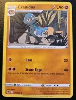 Cranidos 076/189 Uncommon Sword & Shield: Astral Radiance Pokemon TCG - Image 1