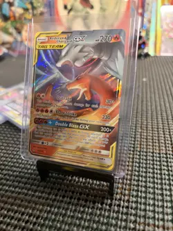 Pokemon TCG Reshiram Charizard GX Tag Team Sm-Unbroken Bonds 20/214 - Image 1