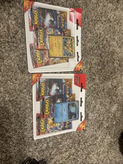 Pokemon TCG Surging Sparks 3 Pack Blister - Zapdos Quagsire Promo - *LOT OF 2* - Image 1