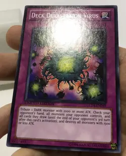 YuGiOh Deck Devastation Virus GLD4-EN049 NM Limited Edition Gold Series 4 - Image 3