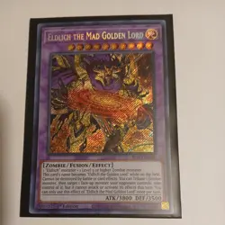 Yu-Gi-Oh! Eldlich the Mad Golden Lord BLVO-EN040 Secret Rare 1st Edition NM - Image 2