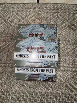 Lot Of 3 2021 GHOSTS FROM THE PAST 1ST EDITION FACTORY SEALED YU-GI-OH BOXES - Image 1