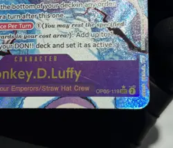 MONKEY D LUFFY - One Piece TCG OP05-119 - ALT ART Sec - Premium Booster PRB01 - Image 3