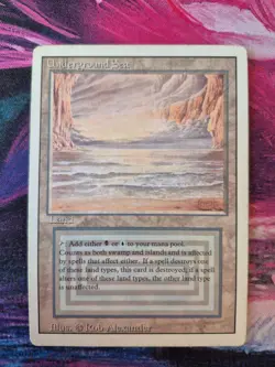 MTG - dual land - Underground Sea- english edition Revised - Magic the Gathering - Image 1